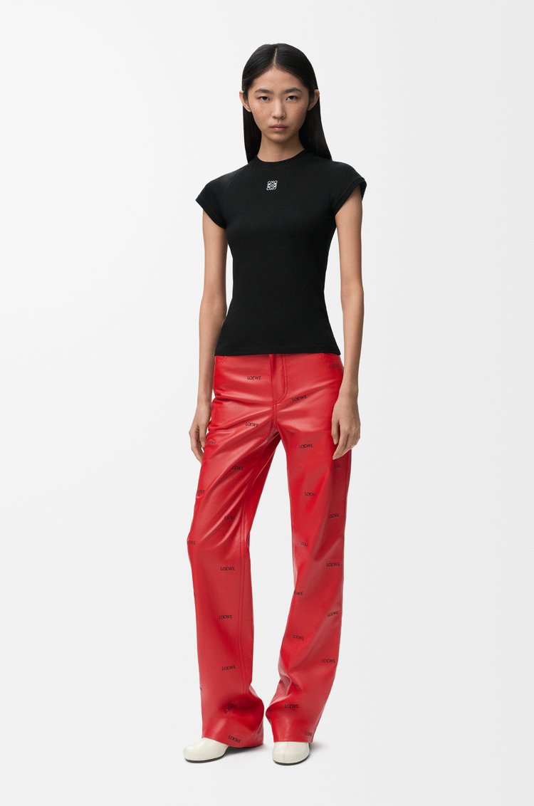 LOEWE T-shirt ajusté en coton mélangé Noir