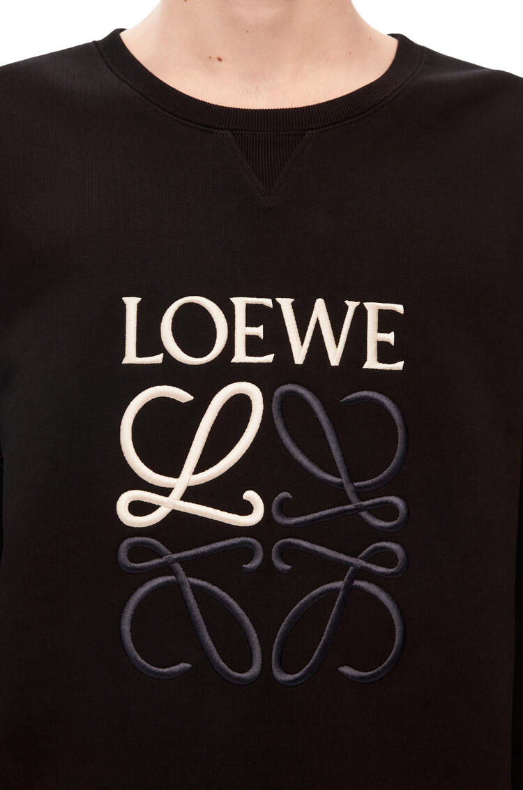 LOEWE アナグラム スウェットシャツ (コットン) ブラック