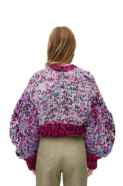 LOEWE Sweater in wool Pink/Multicolor plp_rd