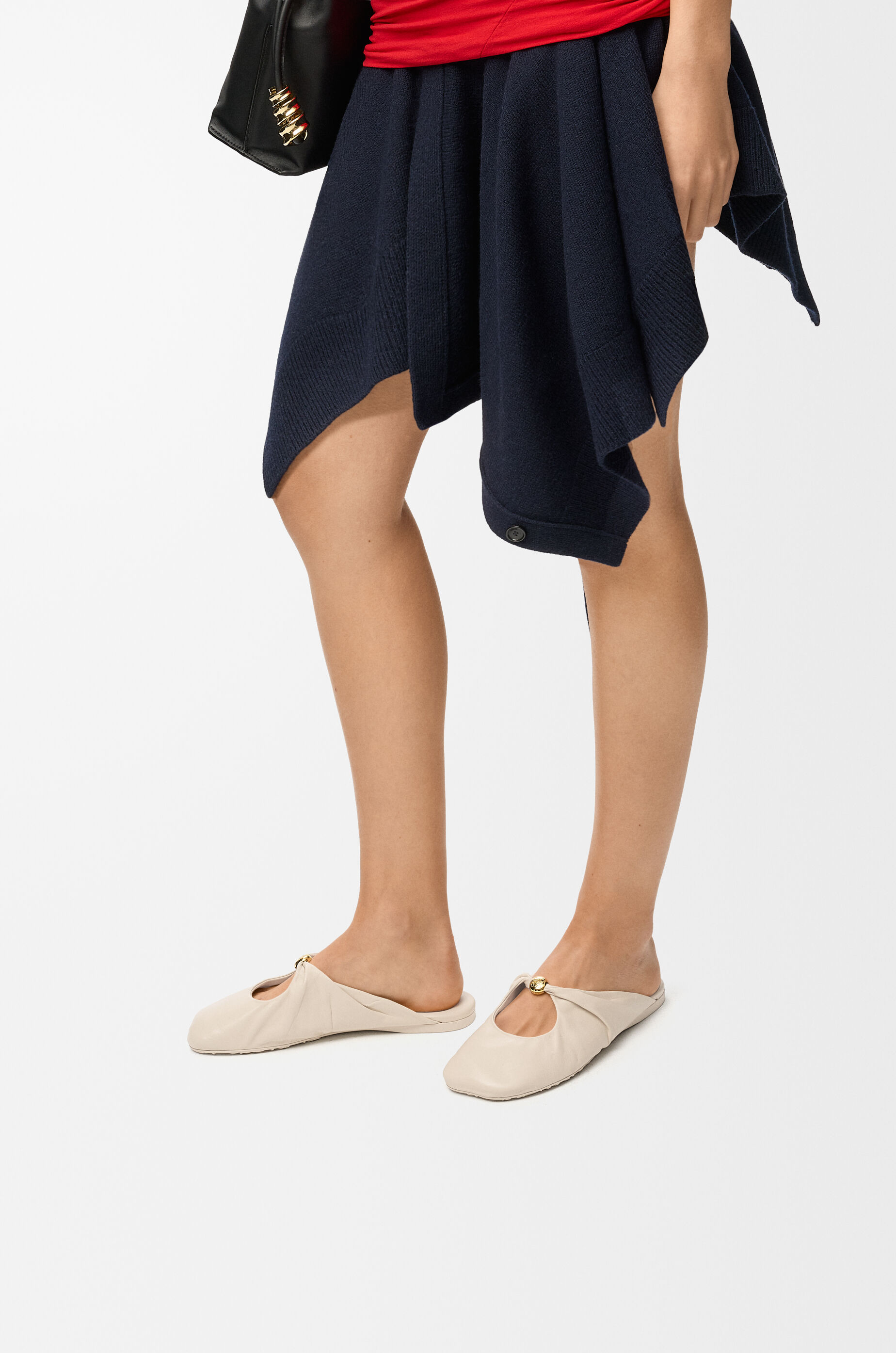 Pebble Soft mule in nappa lambskin Brown - LOEWE APAC official website