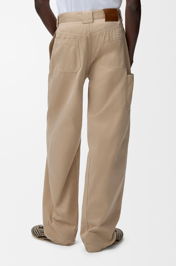 LOEWE 棉质长裤 沙色