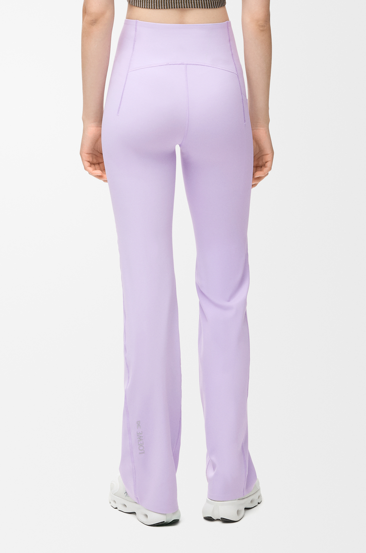 LOEWE Pantalon bootleg souple en jersey technique Lilas