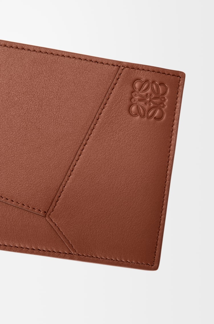 LOEWE Cartera Puzzle con dos pliegues en piel de ternera Brownie