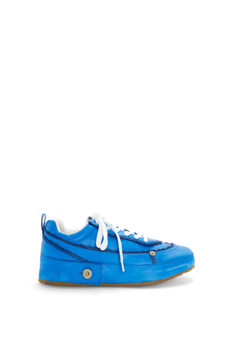 LOEWE Deconstructed sneaker in calfskin Blue