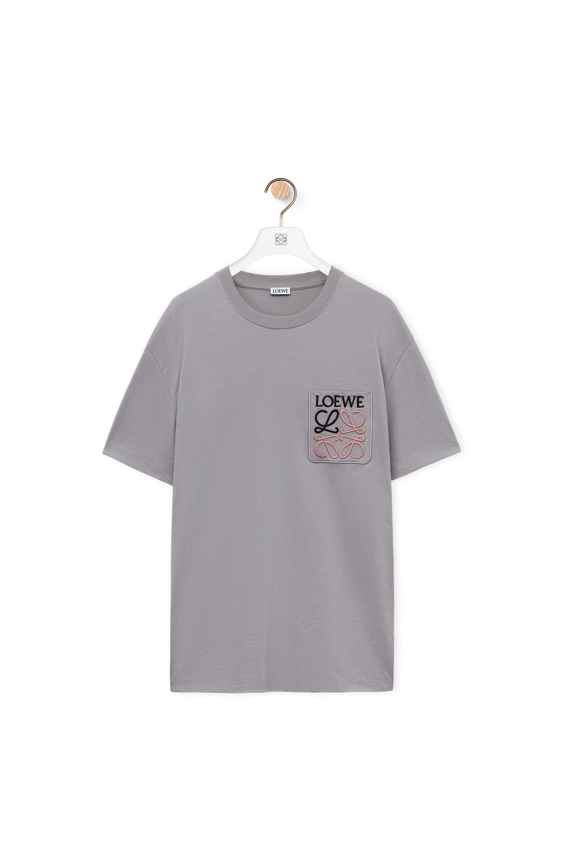 リラックスフィットTシャツ（コットン）​ ミディアムグレー - LOEWE