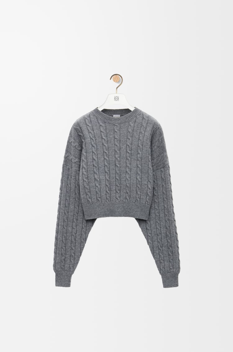LOEWE Jersey en lana Gris Jaspeado