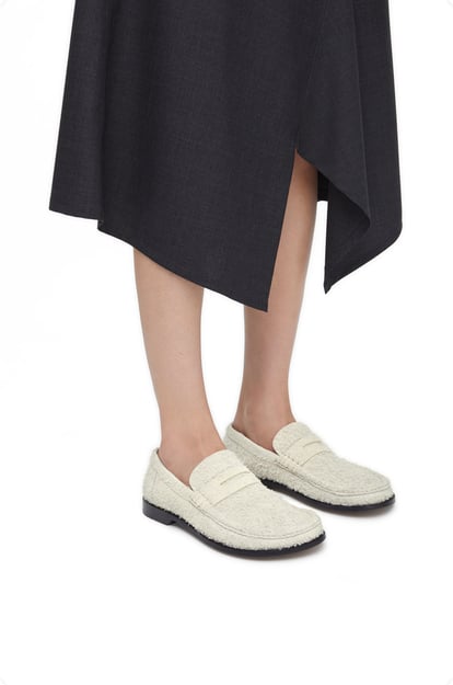 LOEWE Campo loafer in brushed suede Canvas plp_rd