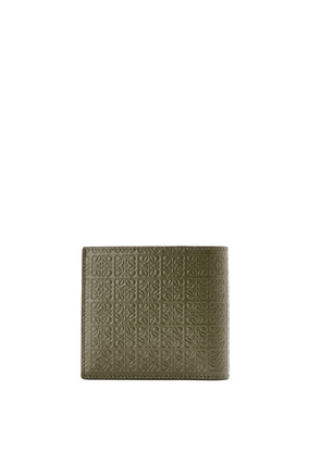 LOEWE Repeat bifold wallet in embossed silk calfskin Autumn Green plp_rd