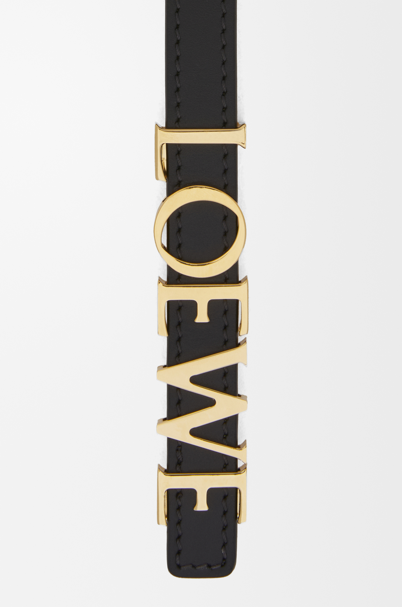 LOEWE Cinturón LOEWE en piel de ternera Negro/Dorado plp_rd