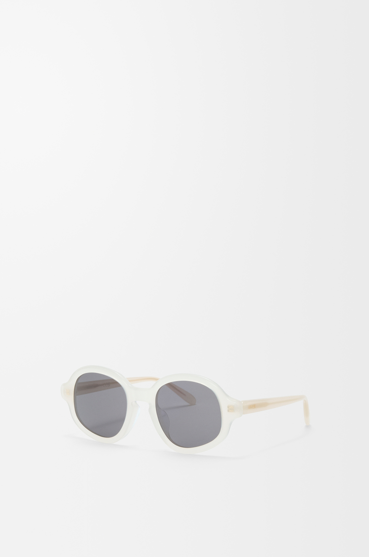 LOEWE Delta Slim sunglasses Milky Ivory