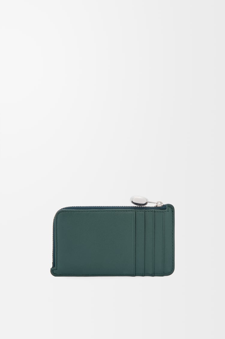 LOEWE Tarjetero-monedero Pebble en piel napa de ternera Bosque Profundo