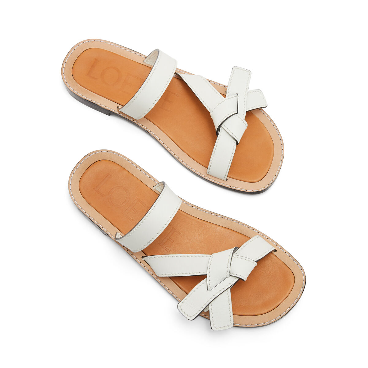 Gate Flat Sandal White LOEWE