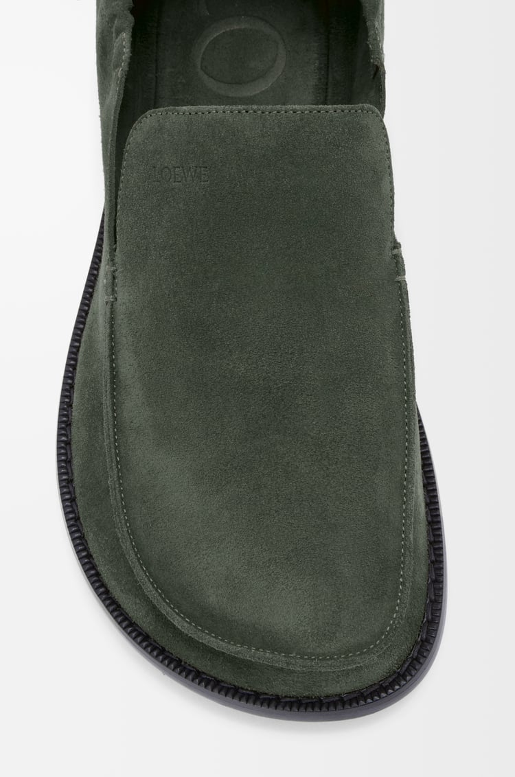 LOEWE Flex loafer in suede Sage