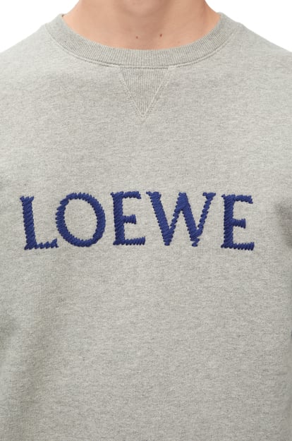 LOEWE レギュラーフィット スウェットシャツ（コットン） グレーメランジ plp_rd