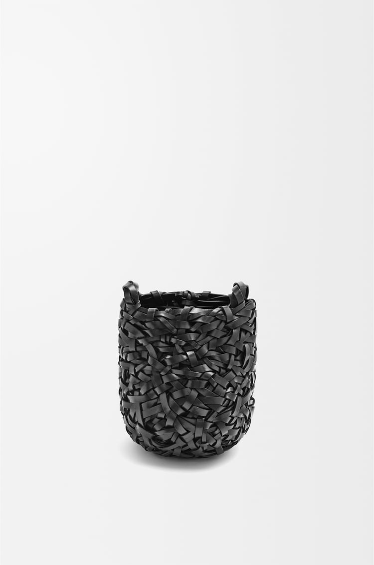 LOEWE Bolso capazo Nest pequeño en piel de ternera Negro
