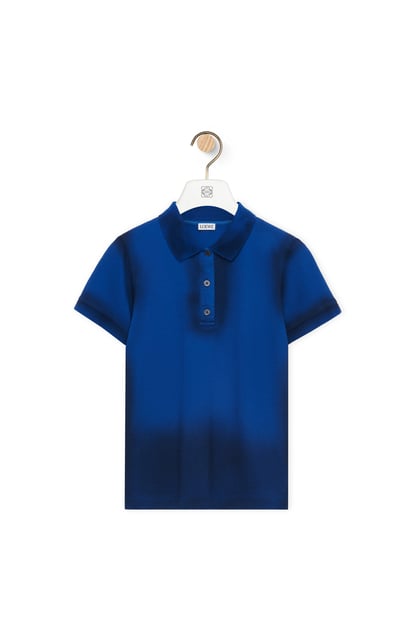 LOEWE Polo in cotton 希臘藍 plp_rd