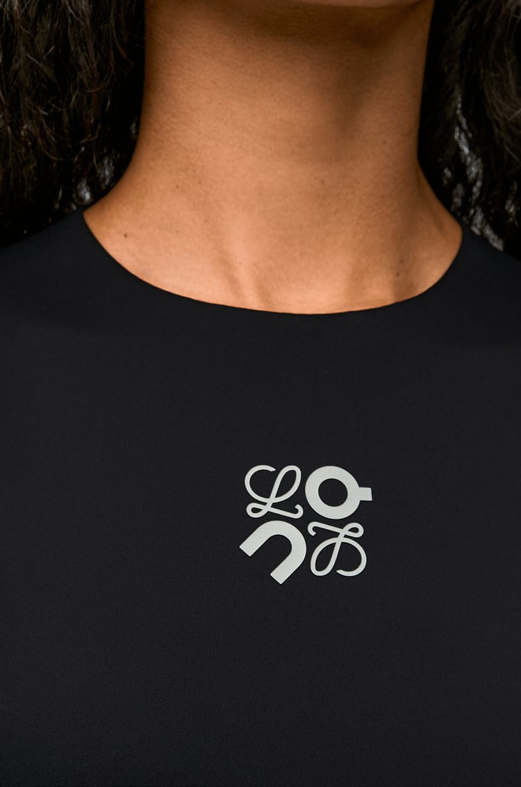 LOEWE Performance top in technical jersey Black