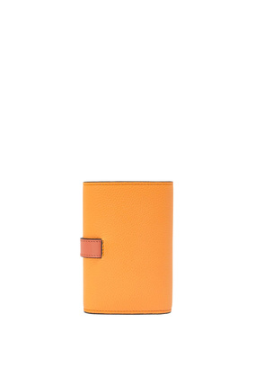 LOEWE Small vertical wallet in soft grained calfskin Mandarin/Coral Reef plp_rd