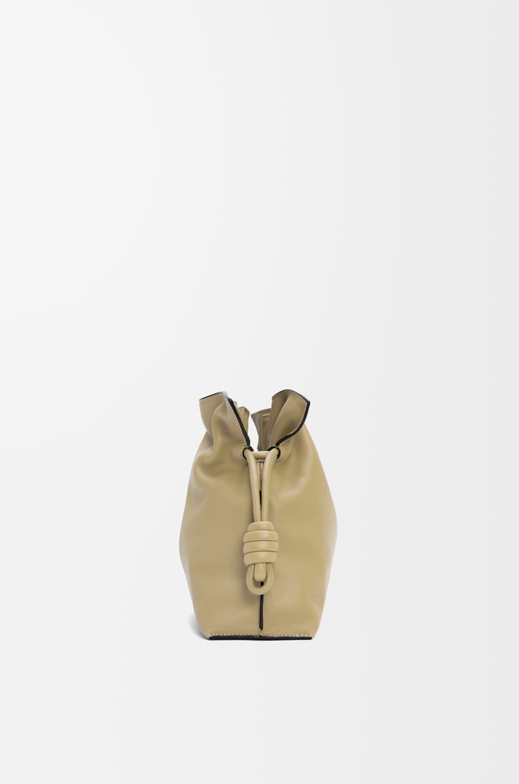LOEWE Medium Flamenco clutch in nappa calfskin Clay Green