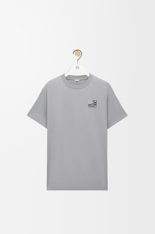 LOEWE 棉質一般版型T恤 中灰色