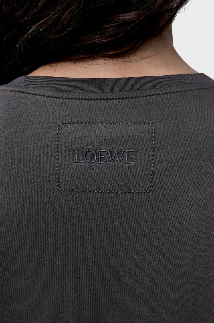 LOEWE 棉质 T 恤 Grey/Blue/Black
