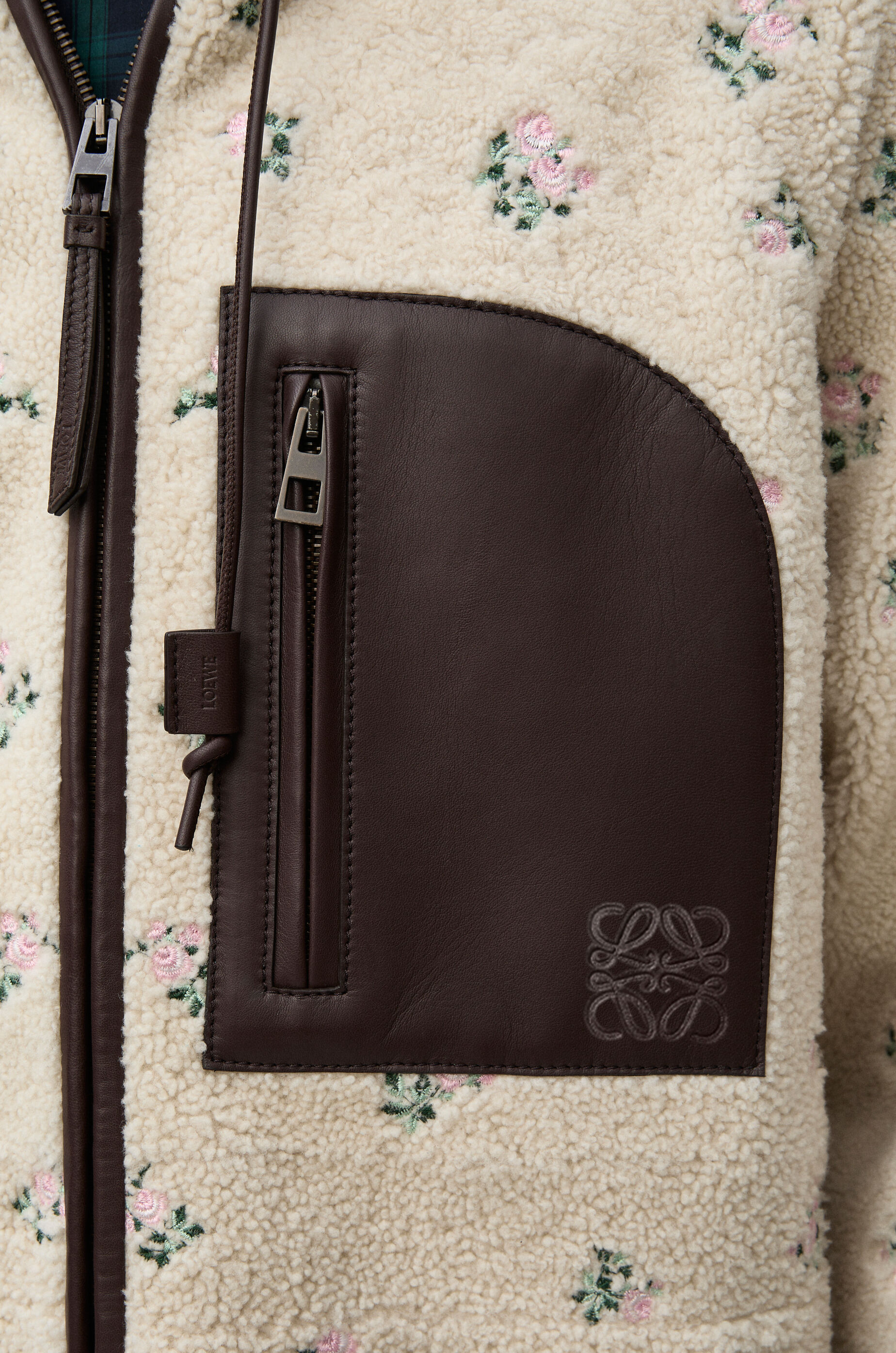 ★Loewe★フーデッド ジャケット（シアリング） フーデッド ジャケット（シアリング） ホワイト - LOEWE