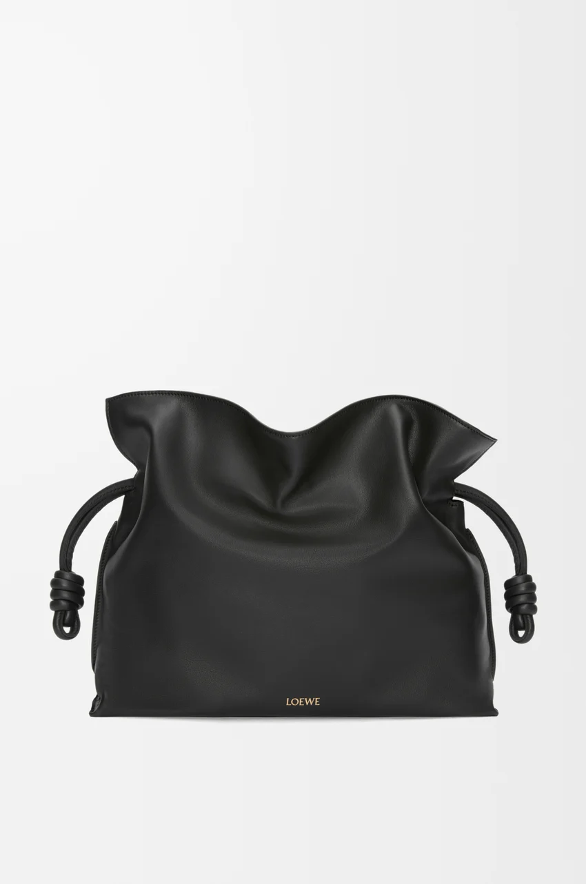 Large Flamenco clutch in nappa calfskin