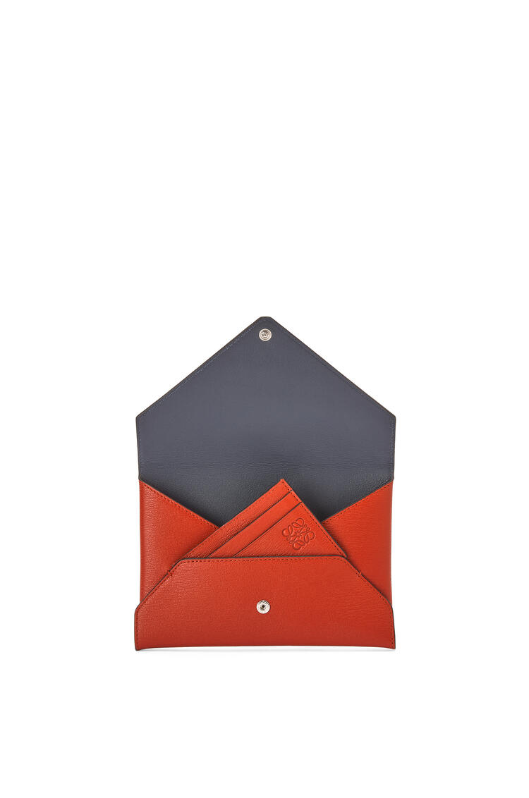 LOEWE Envelope pouch in goatskin Red Orange