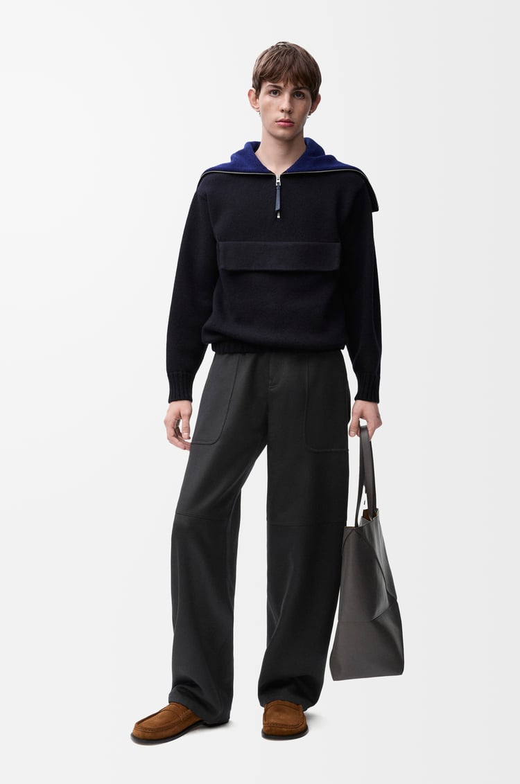LOEWE Cargo trousers in wool Black