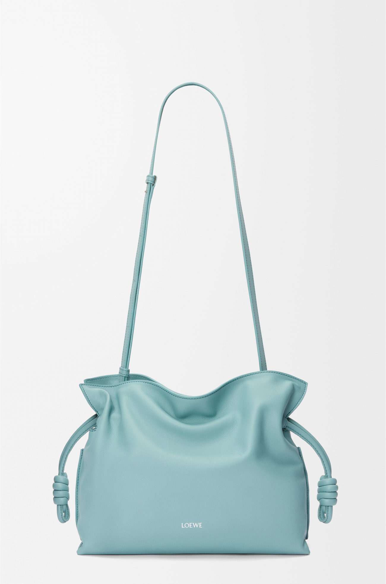 LOEWE Bolso Flamenco Clutch mediano en piel napa de ternera Agua plp_rd