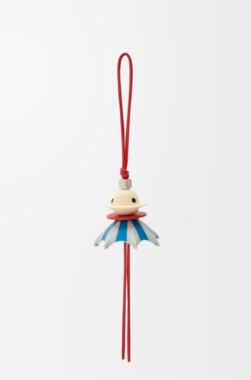 LOEWE Charm UFO Puzz Rojo/Blanco