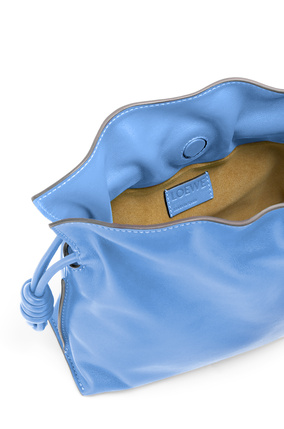 LOEWE Mini Flamenco clutch in nappa calfskin Celestine Blue plp_rd