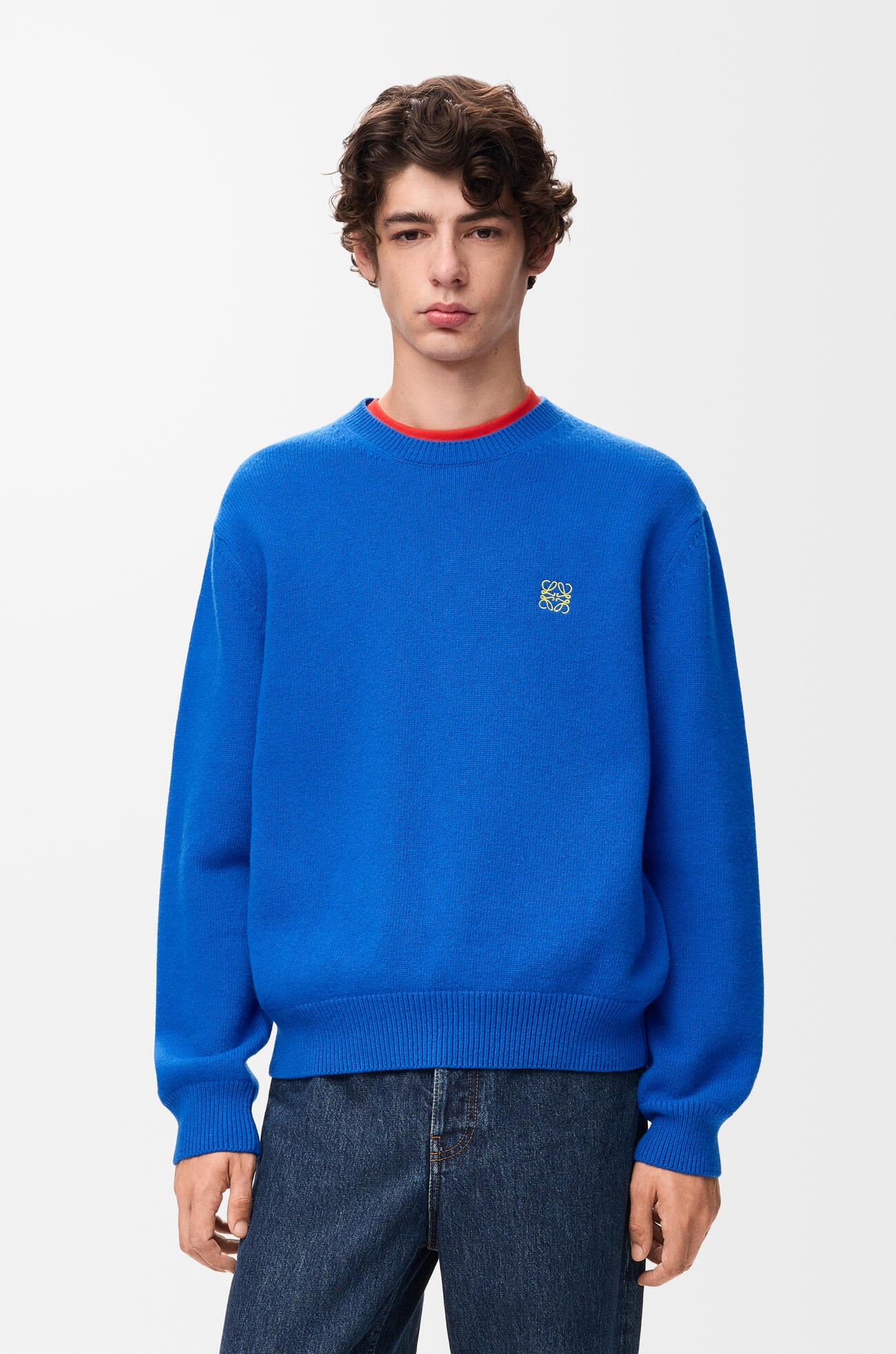LOEWE Jersey en lana Azul