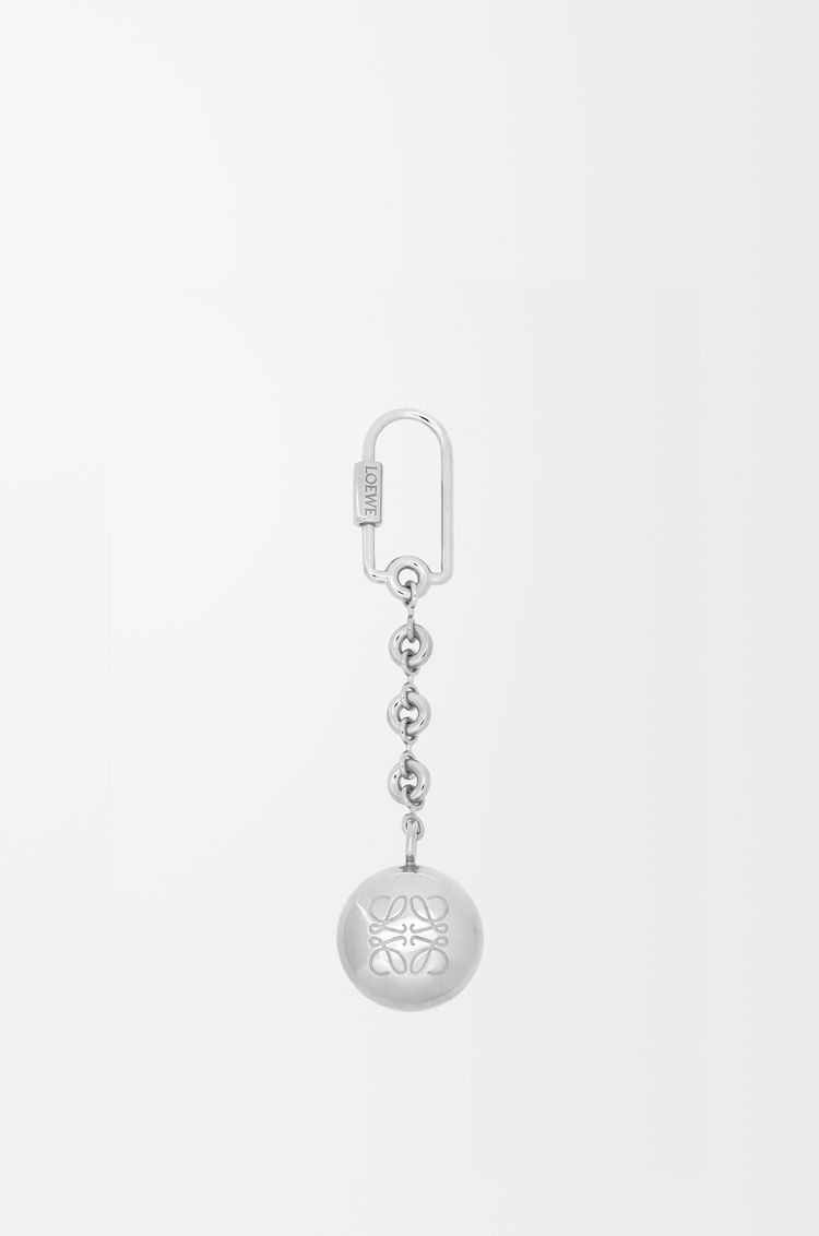 LOEWE Pebble keyring Silver