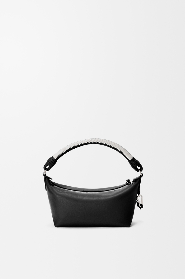 LOEWE Cala mini bag in mellow nappa lambskin Black/Soft White