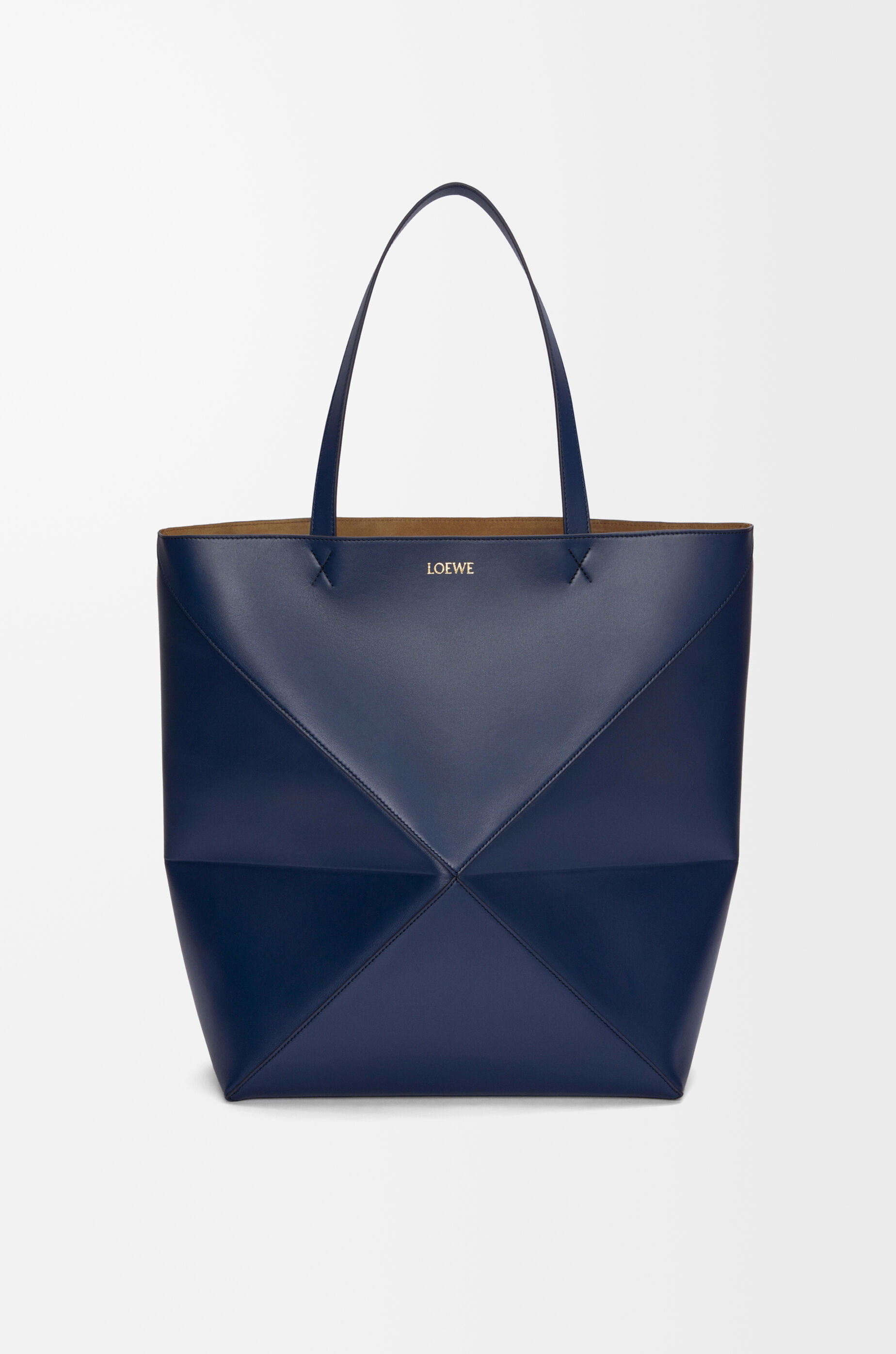 パズルフォルド トート XL（シャイニーカーフ） アンバー - LOEWE