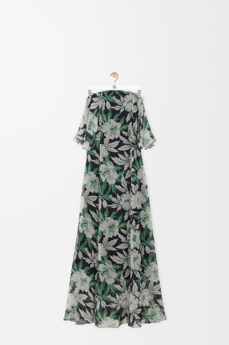 LOEWE Dress in silk Multicolor