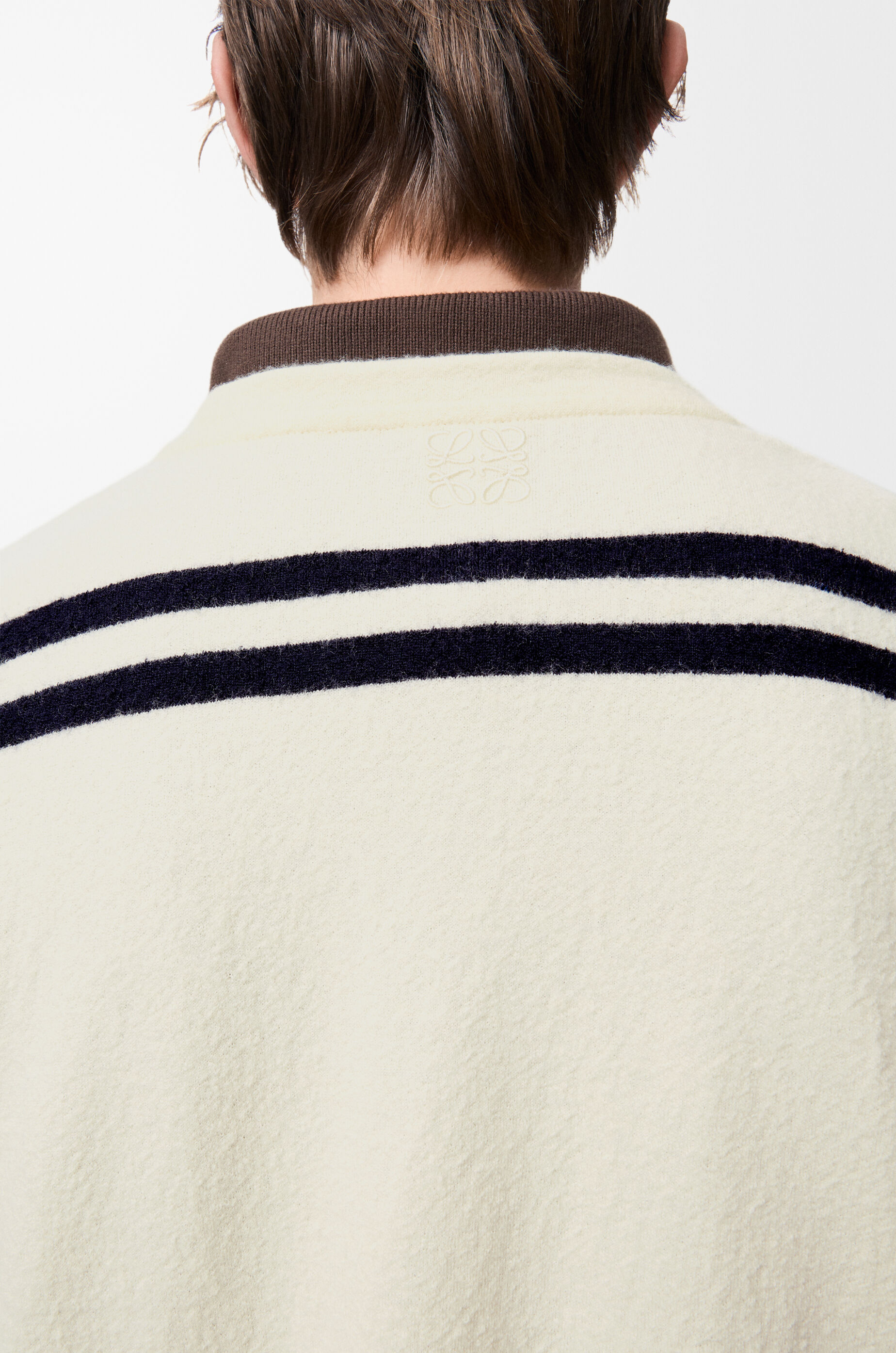 Oversized fit T-shirt in wool White - LOEWE USA Official Website