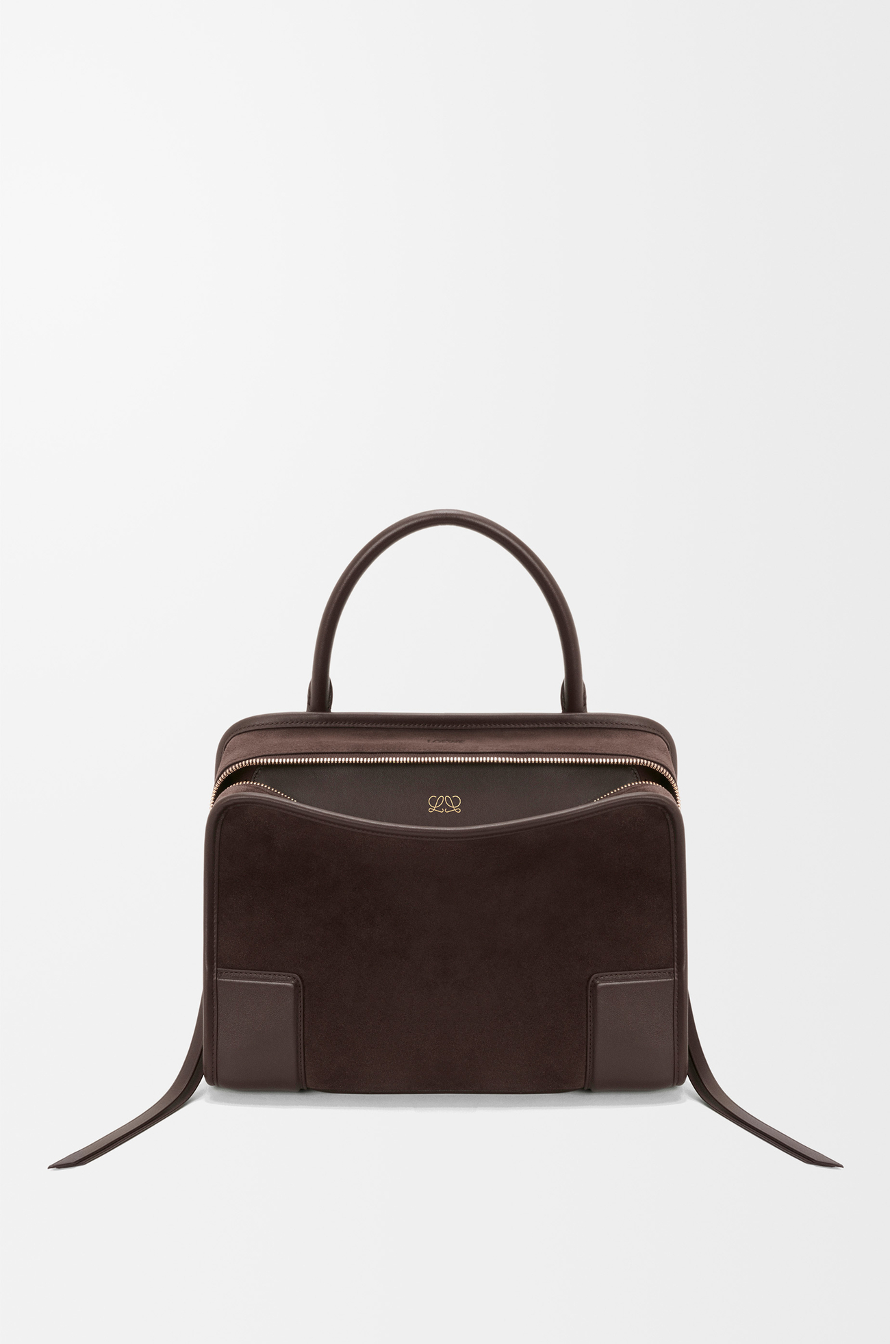 LOEWE アマソナ180 バッグ ミディアム（スエード） ダークブラウニー
