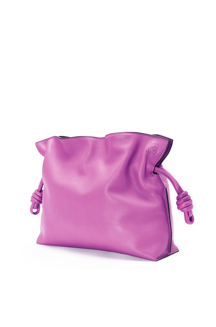 LOEWE Flamenco clutch in nappa calfskin Bright Purple