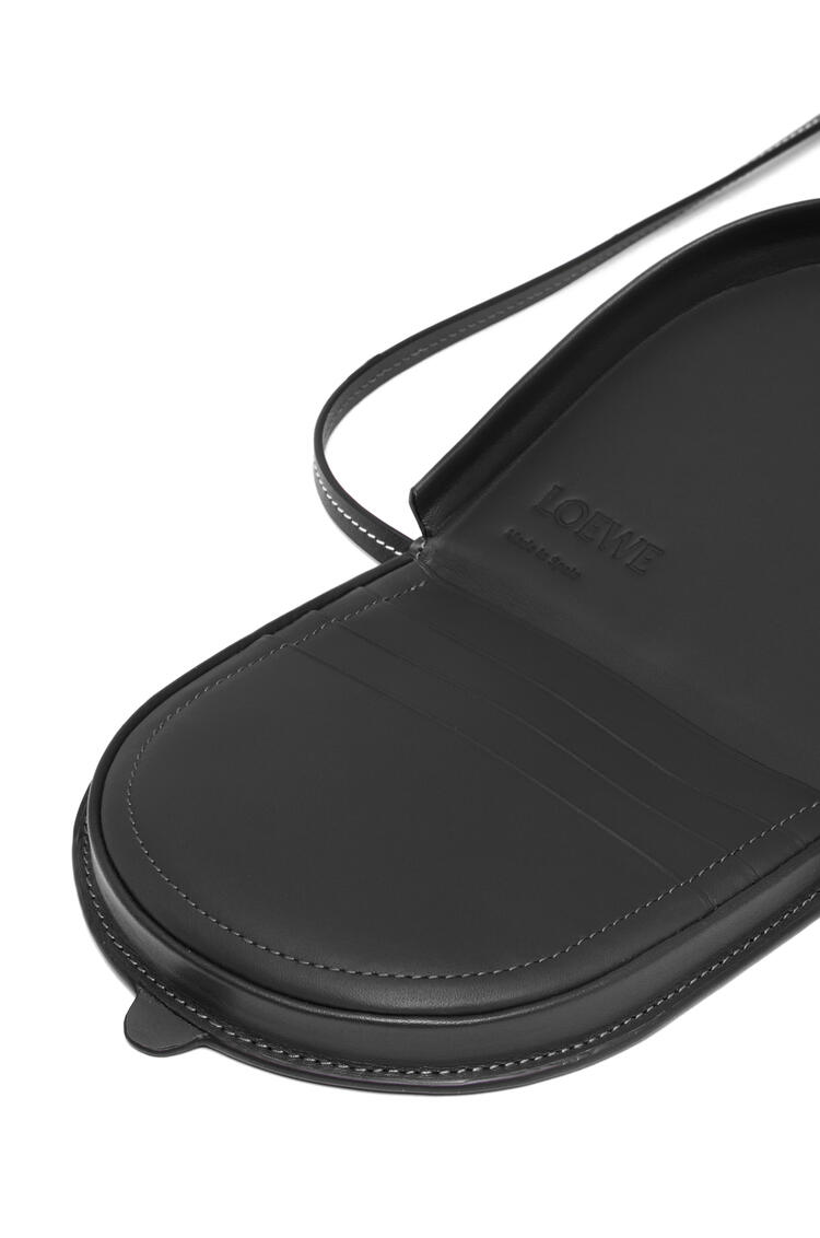 LOEWE Small Heel pouch in soft calfskin Black pdp_rd