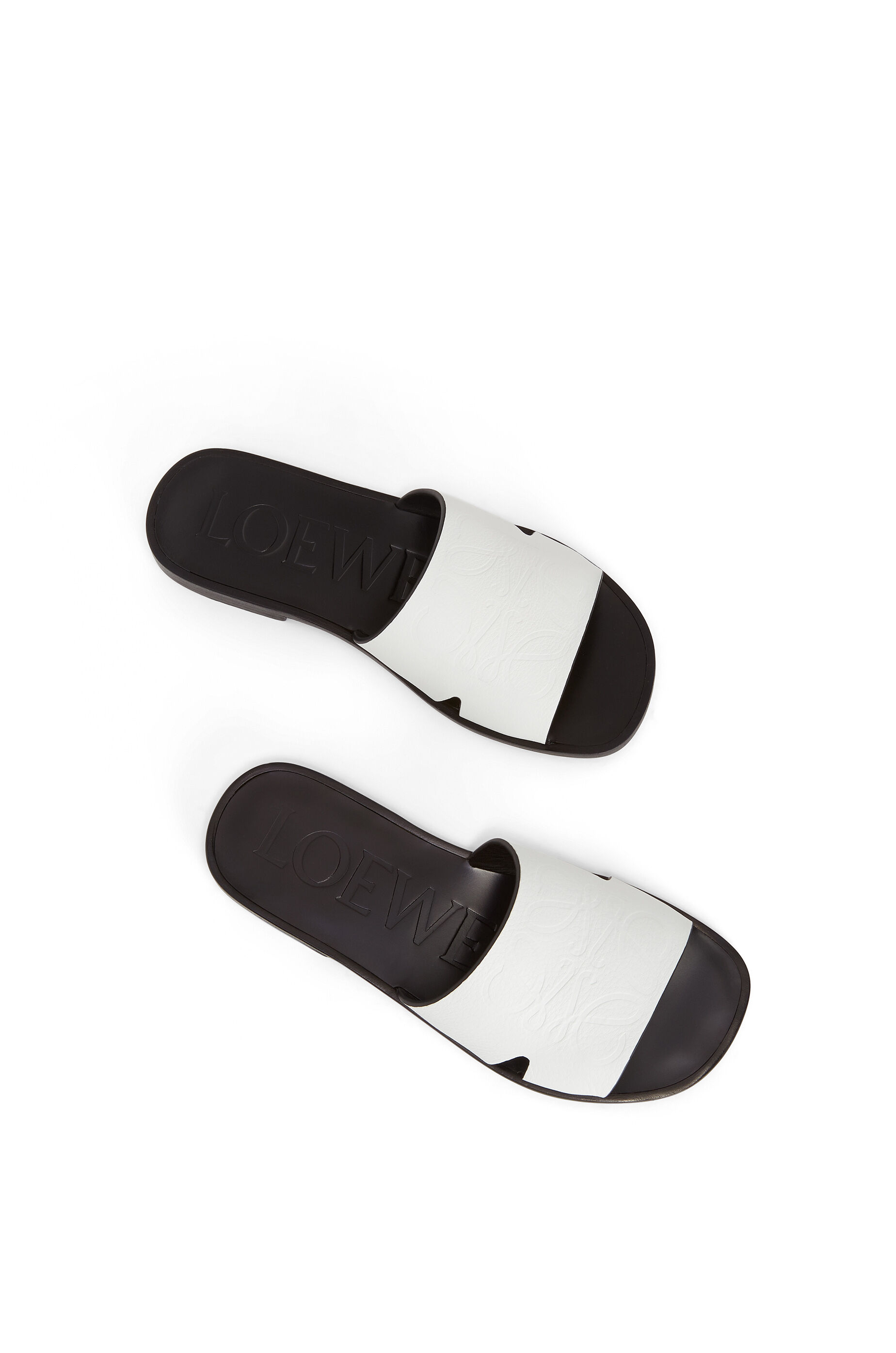 Anagram mule in calfskin White - LOEWE Anagram mule in calfskin White - LOEWE