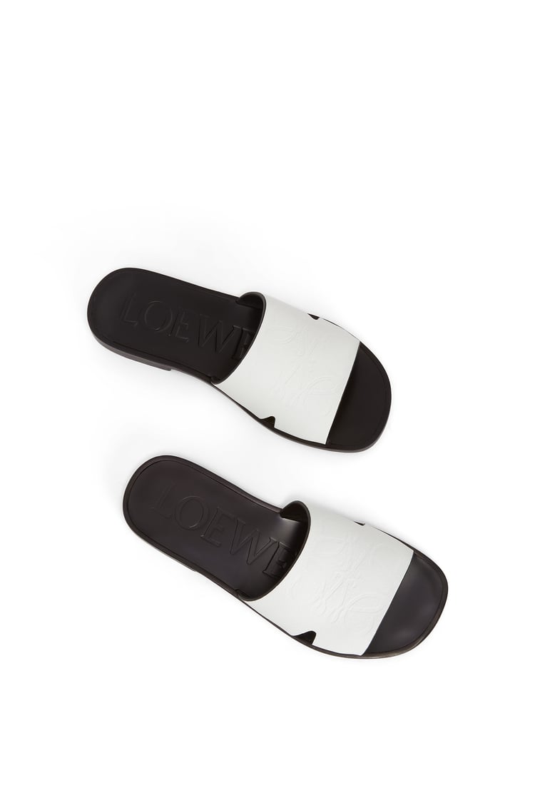 LOEWE Anagram mule in calfskin White