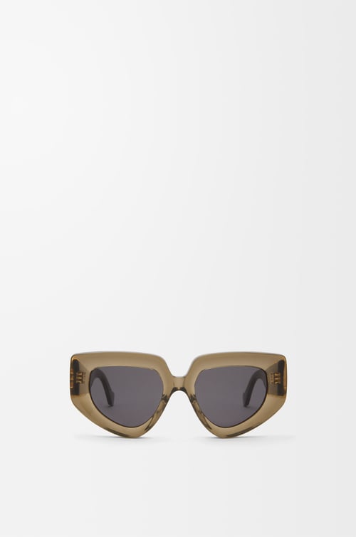 LOEWE Diamond sunglasses Transparent Khaki