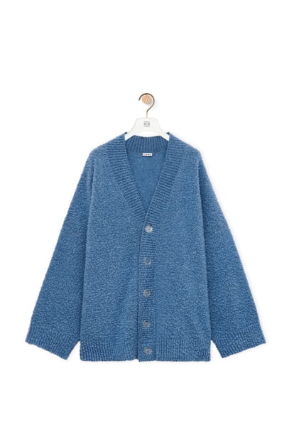 LOEWE Cardigan in wool blend Soft Blue
