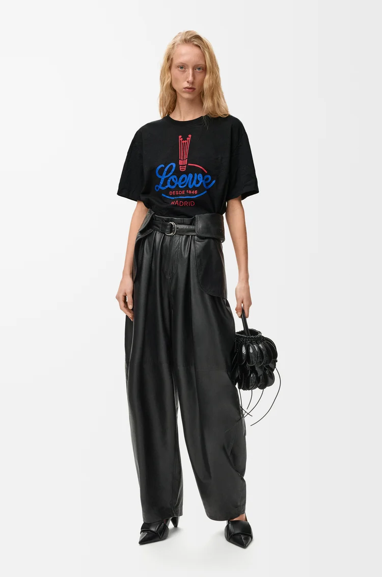 LOEWE T-shirt in cotton blend Black
