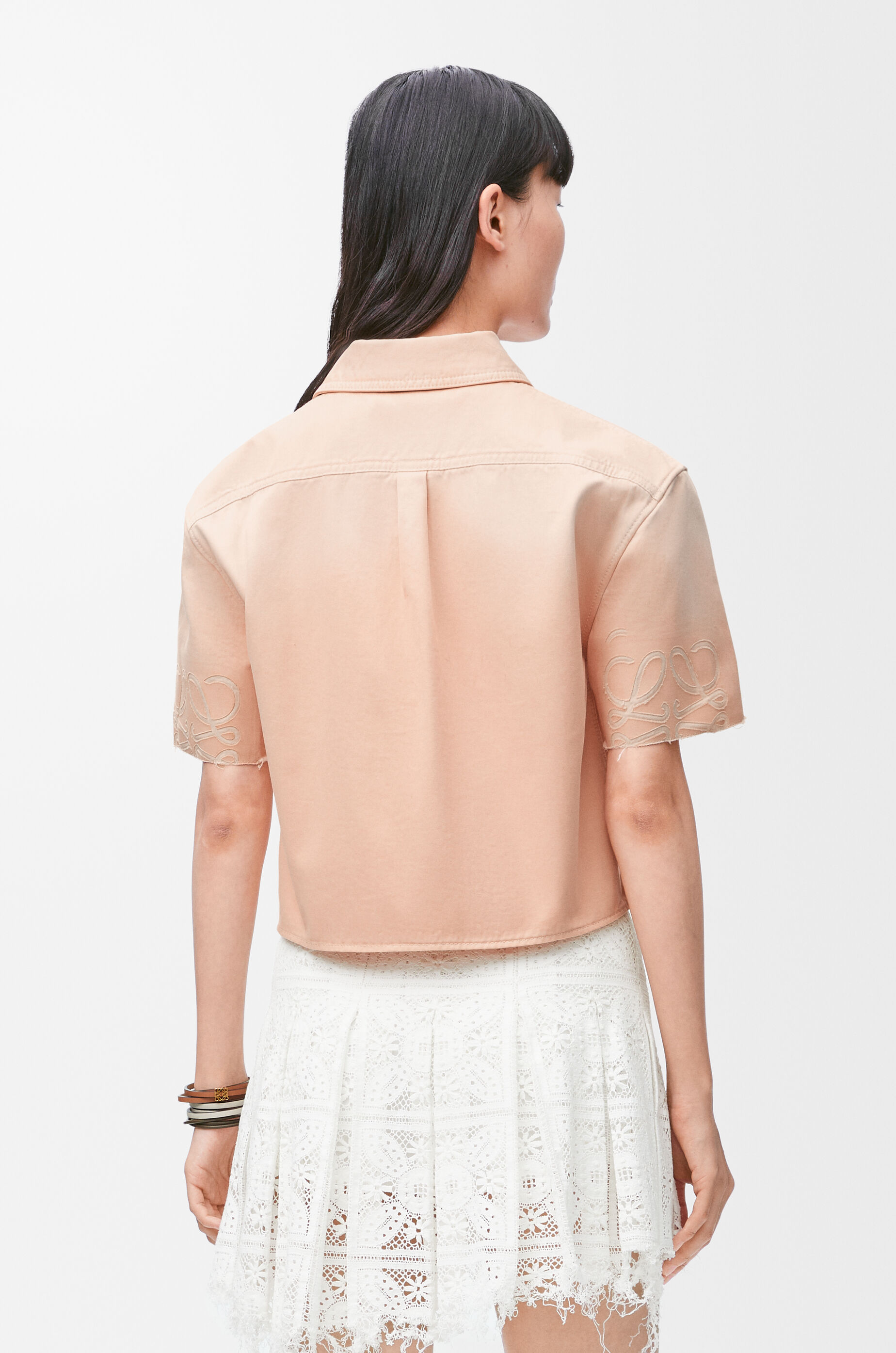 Short sleeve shirt in cotton Pink - LOEWE