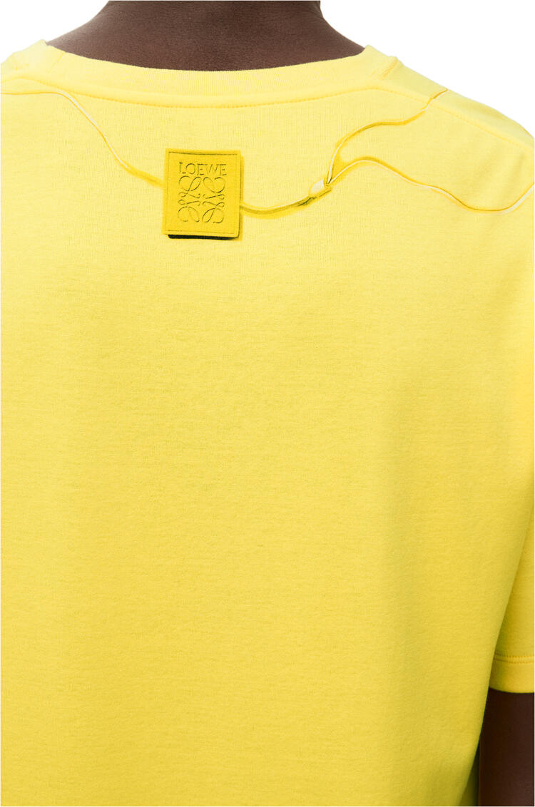 LOEWE Camiseta en algodón con objetos Amarillo