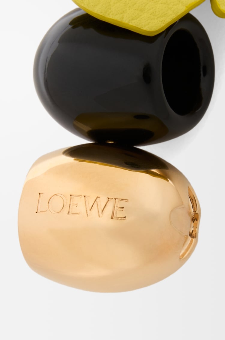LOEWE Charm aceituna Negro/Dorado