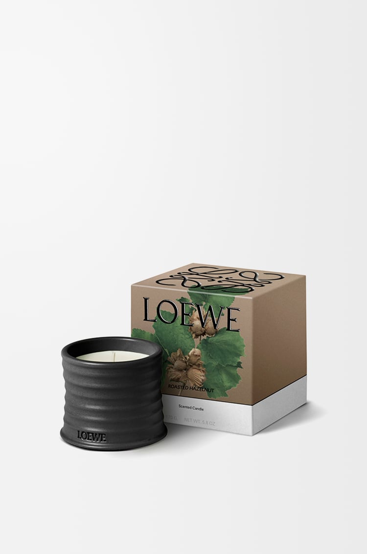 LOEWE Vela pequeña Roasted Hazelnut Negro